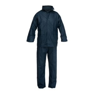 Rainsuit PU stretch, navy blue